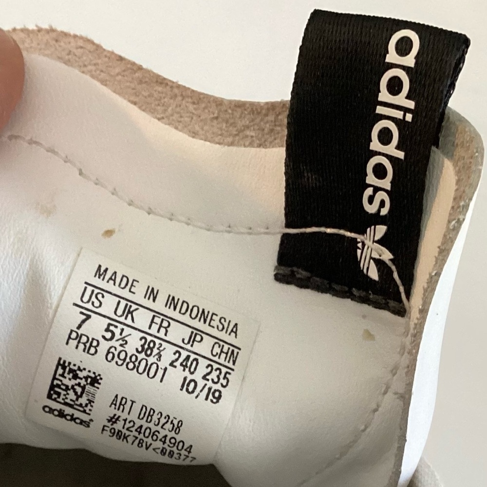 Adidas Sleek white/gold sneakers 7 - Picture 7 of 8